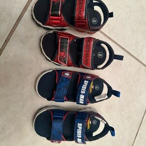 Spiderman Red and Blue Sporty Sandals